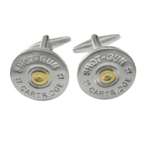 Shot Gun Shell Design Cufflinks